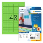 Removable labels (45.7 x 21.2mm, green) | Herma 4369 | 960 labels image