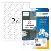 Removable round labels (Ø 40mm, white) | Herma 5066 | 600 labels image