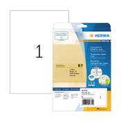 Transparent labels (210 x 297mm) | Herma 4375 | 25 labels
