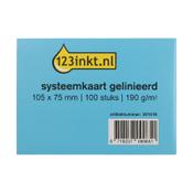 Index cards (105 x 75mm, lined) | 123ink | 100-pack image