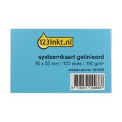 Index cards (90 x 55mm, lined) | 123ink | 100-pack image