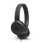 JBL Tune 500 black wired headphones image