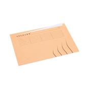 Jalema Secolor chamois A4 landscape insert folder with line print and table (25-pack)