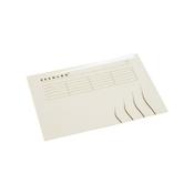 Jalema Secolor grey A4 landscape insert folder with line print and table (25-pack)