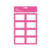 Book labels | fuchsia | Kangaro | 24 labels image