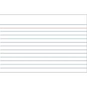 Index cards (170 x 235mm, lined) | Kangaro | 100-pack image