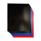 Notepad checkered A5 | 10mm | assorted colours | Kangaro | 80 sheets x10 image