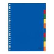 Plastic tabs (10 coloured tabs) | A4, 23-hole | Kangaro