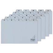 Tab card (148 x 100mm/110mm, grey) | Kangaro | 25-pack image
