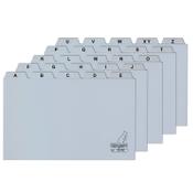 Tab card (210 x 150mm/160mm, grey) | Kangaro | 25-pack image