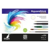 Watercolour paper 24 x 17cm | cream white | Kangaro | 16 sheets image