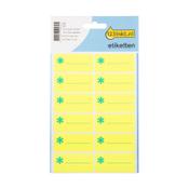 Label freezer sticker sheets 23mm x 50mm | yellow/blue | 123ink | 60 labels image