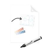 Clear board foil 60 x 80cm | Legamaster Magic-Chart | 25 sheets