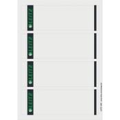 Leitz 1685 white adhesive printable spine labels wide and short, 61mm x 192mm (100-pack)