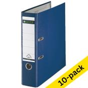 A4 lever arch file | Leitz 1010 plastic | blue 80mm | 10-pack image