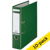 A4 lever arch file | Leitz 1010 plastic | green 80mm | 10-pack image