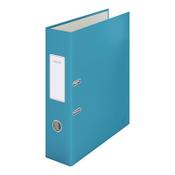 A4 lever arch file (80mm) | cardboard | Leitz 180° Cozy serene blue soft touch image