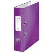 A4 lever arch file (80mm) | cardboard | Leitz 180° WOW purple image