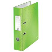 A4 lever arch file (80mm) | cardboard | Leitz WOW 180° green image