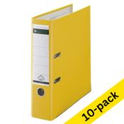 A4 lever arch file (80mm) | plastic | Leitz 1010 grey | 10-pack image