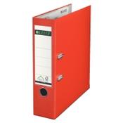 A4 lever arch file (80mm) | plastic | Leitz 1010 light red image