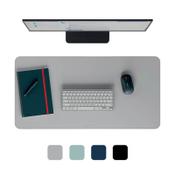 Desk pad | 400 x 800mm | Leitz light grey leather-look image