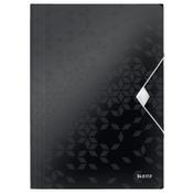 Elastic folder A4 (3-flap) | black plastic | Leitz WOW image