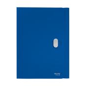 Plastic 3-flap folder with closure | A4 | Leitz Recycle blue image