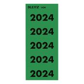 Leitz green 2024 self-adhesive year labels (100-pack)