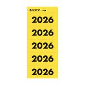 Leitz yellow 2026 self-adhesive year labels, 25.5mm x 60mm (100 label) image