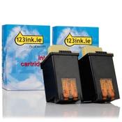 Lexmark 15M0125 (#25) high capacity colour ink cartridge 2-pack (123ink version) image
