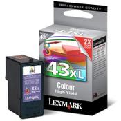 Lexmark 18YX143E (#43XL) colour ink cartridge (original Lexmark) image