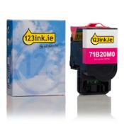 Lexmark 71B20M0 magenta toner (123ink version) image