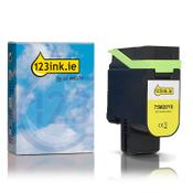 Lexmark 75M20Y0 yellow toner (123ink version) image