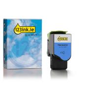 Lexmark 78C2UC0 extra extra high capacity cyan toner (123ink version) image