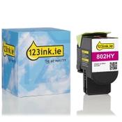 Lexmark 802HM (80C2HM0) high capacity magenta toner (123ink version) image