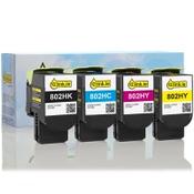 Lexmark 802H BK/C/M/Y toner 4-pack (123ink version) image