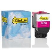 Lexmark 802M (80C20M0) magenta toner (123ink version) image