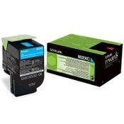 Lexmark 802XC (80C2XC0) extra high-capacity cyan toner (original Lexmark) image