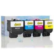 Lexmark 802X BK/C/M/Y toner 4-pack (123ink version) image