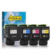 Lexmark C242X BK/C/M/Y toner 4-pack (123ink version) image