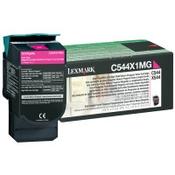 Lexmark C544X1MG high-capacity magenta toner (original Lexmark) image