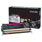 Lexmark X748H1MG high-capacity magenta toner (original Lexmark) image