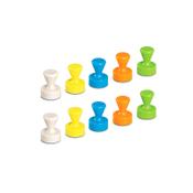 Neodymium cone magnets | assorted colours | Maul | 10-pack