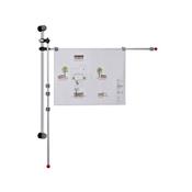 Maul wall presentation system with 2 swivel arms