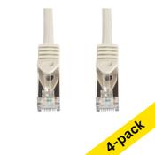 Network cable (0.25m) | Cat7 S/FTP | 123ink grey | 4-pack image