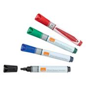 Glassboard markers 1.5mm - 3mm | assorted colours | Nobo | 4-pack image