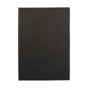 Notebook lined A5 | black | 123ink | 80 sheets image