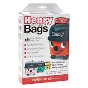 Numatic NVM-1CH microfibre hoover bags | original Numatic | 5 bags image