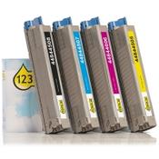 OKI 44844508/07/06/05 toner 4-pack (123ink version) image
